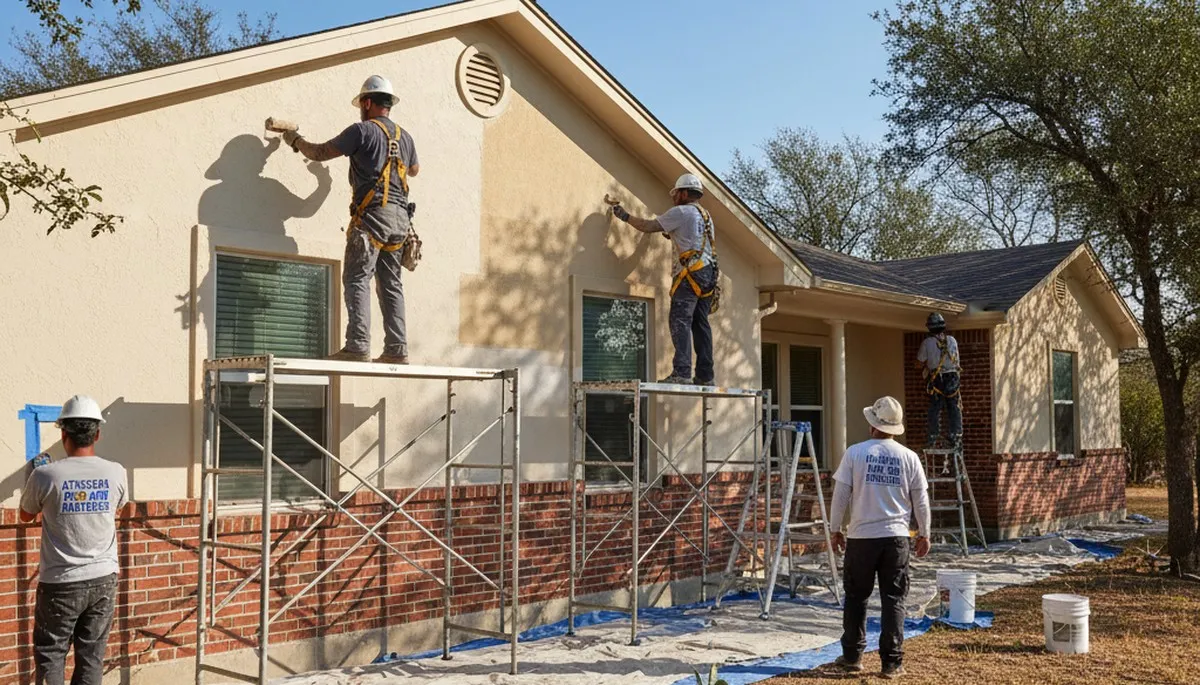 San Antonio TX painters providing professional painting services for homes and businesses