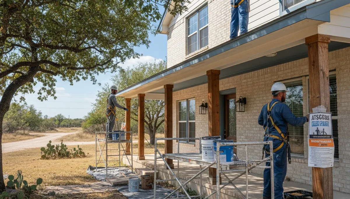 Painting contractor in San Antonio, TX providing professional interior and exterior services