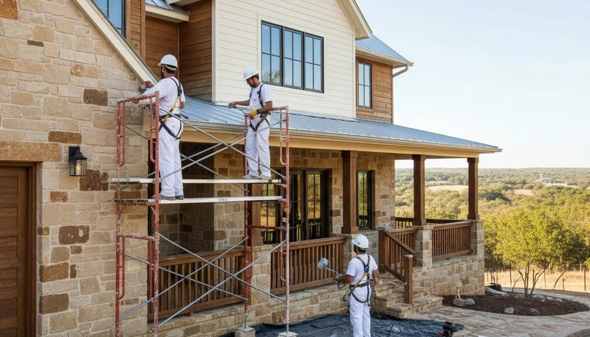 Painting contractor in San Antonio, TX providing professional interior and exterior house painting services
