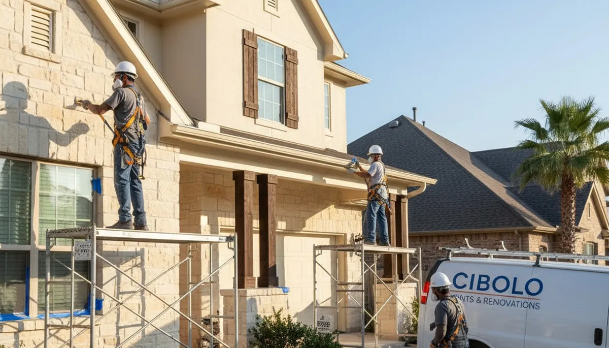 San Antonio, TX painting contractor for residential and commercial interior and exterior painting services