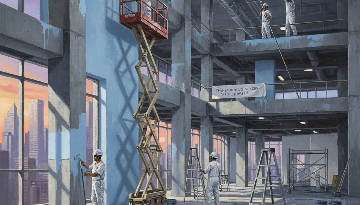 Commercial painting service in San Antonio, TX for durable business exterior and interior finishes