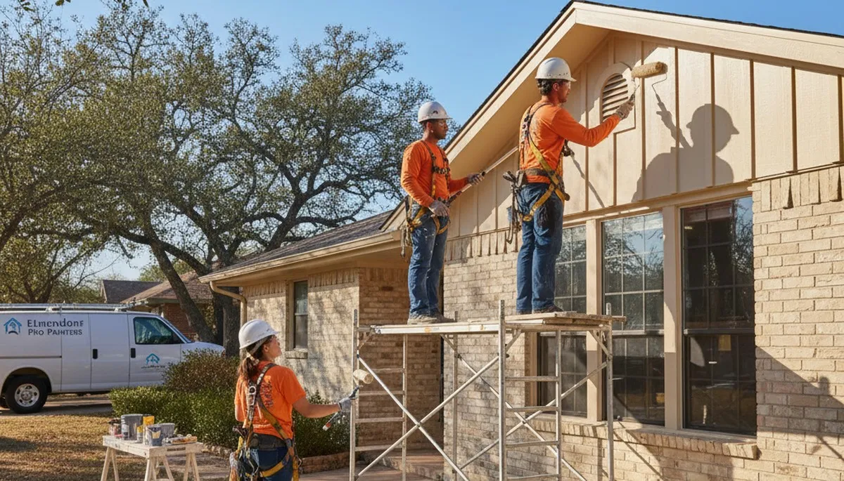 Painting contractors in San Antonio, TX providing professional interior and exterior house painting services