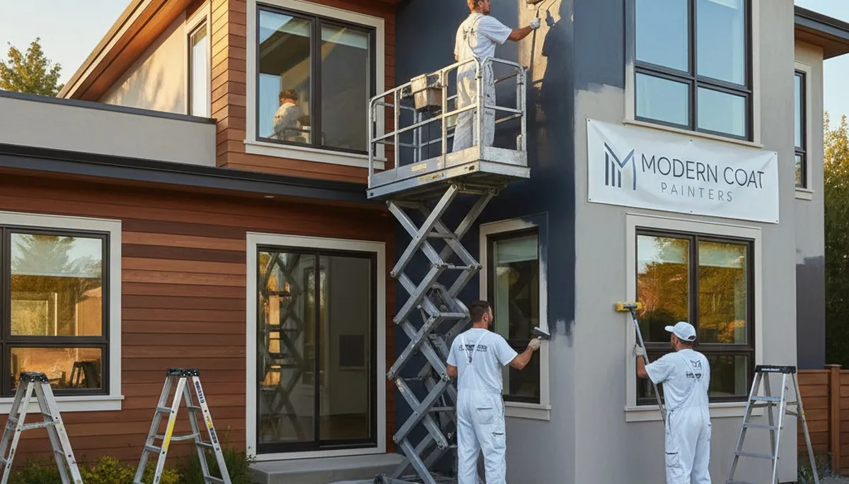 Exterior house painting in San Antonio, TX by professional painters for durable home protection