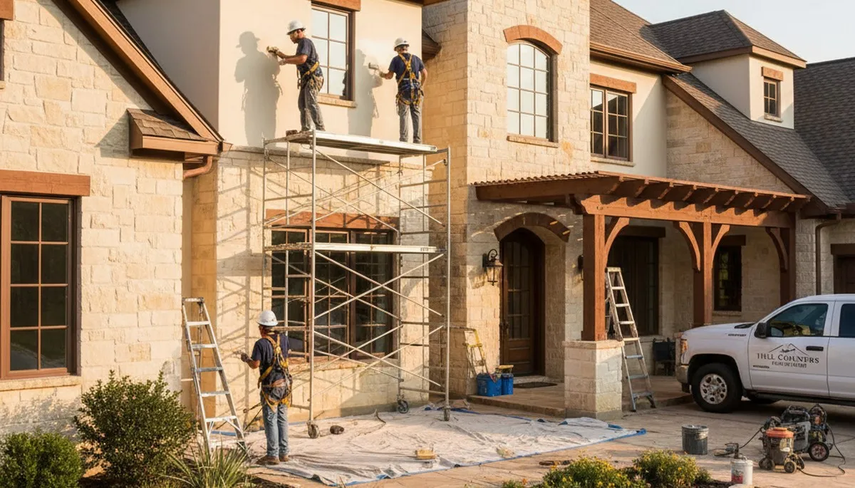 San Antonio, TX painting contractor team providing professional interior and exterior painting services