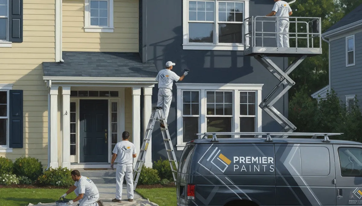 San Antonio, TX house painting service by professional painters for durable exterior and interior finishes