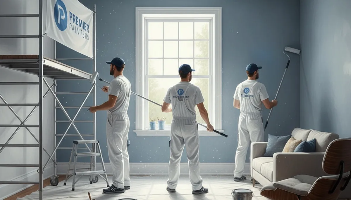 Interior house painting in San Antonio, TX by local professional painters