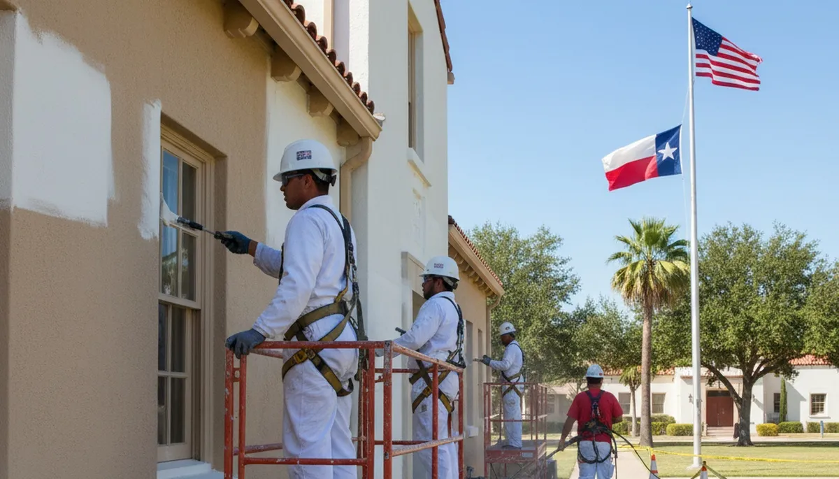 Painting contractor in San Antonio, TX providing professional residential and commercial painting services