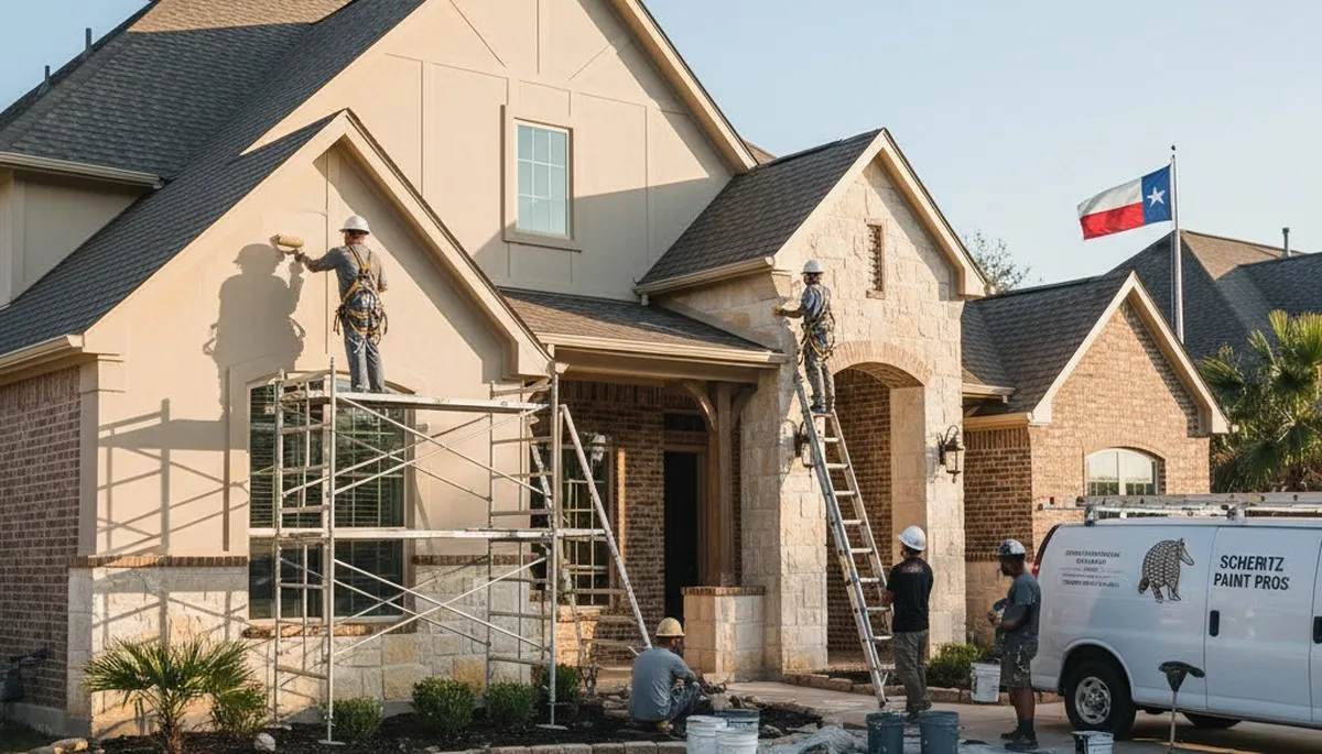 San Antonio, TX painting contractor for interior and exterior home painting services