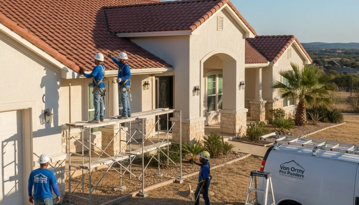 Professional painting crew serving San Antonio, TX for residential and commercial painting services